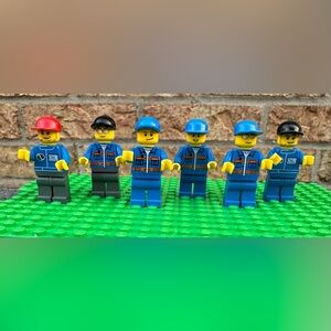 Lego City Racer, Mechanics, and Octan Worker Minifigures Bundle